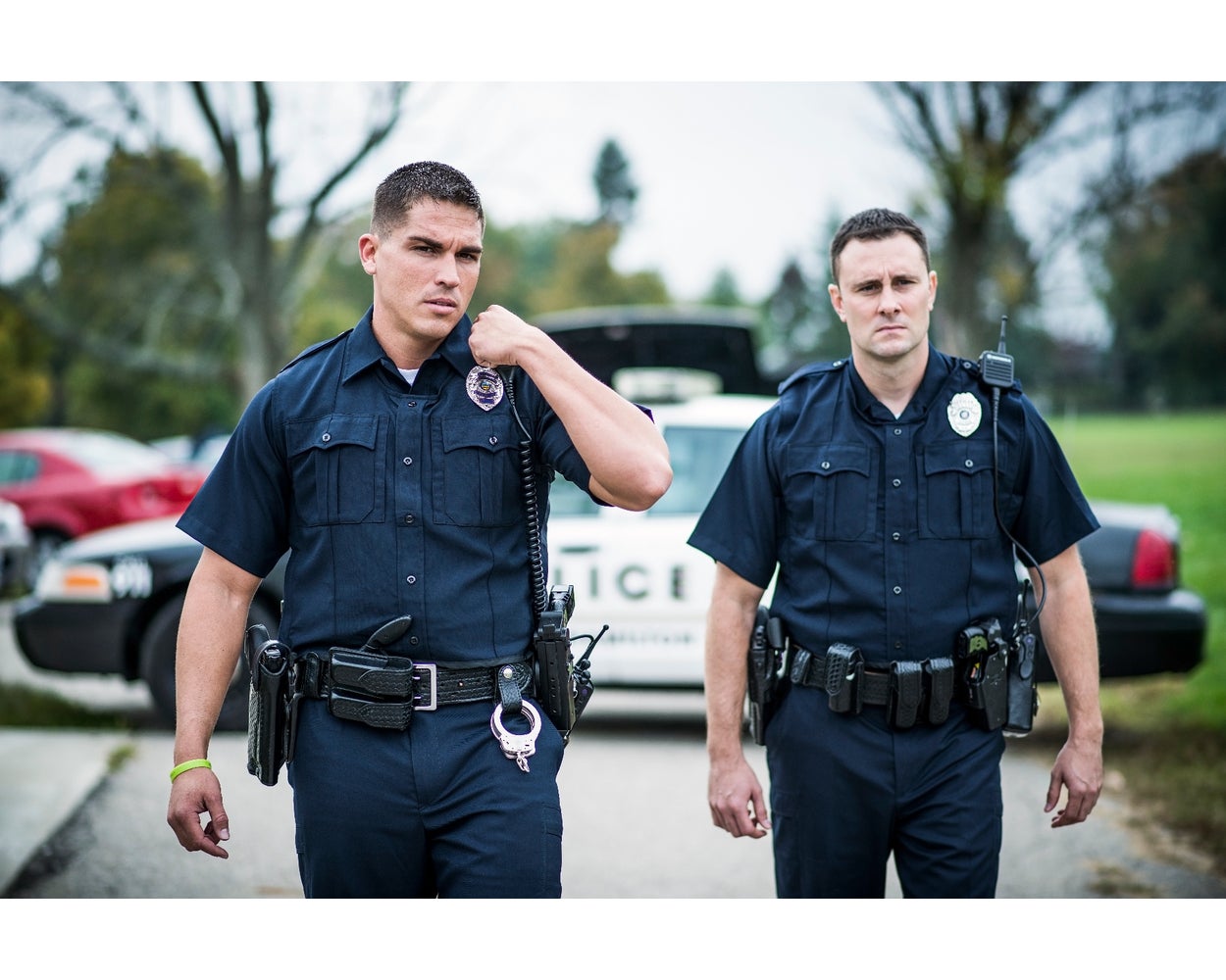 Flying Cross Justice Men's Short Sleeve Uniform Shirt with Traditional Collar - LAPD Navy 57R84 - Newest Products